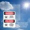 Signmission Pesticide Storage Area Personnel Only Danger Sign, Vinyl Decal, 7in W x 10in L, 2PK OS-2PACK-DS-D-710-VS-2036 - alternate 5